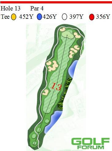 北京红枫湖高尔夫俱乐部球道攻略（下）