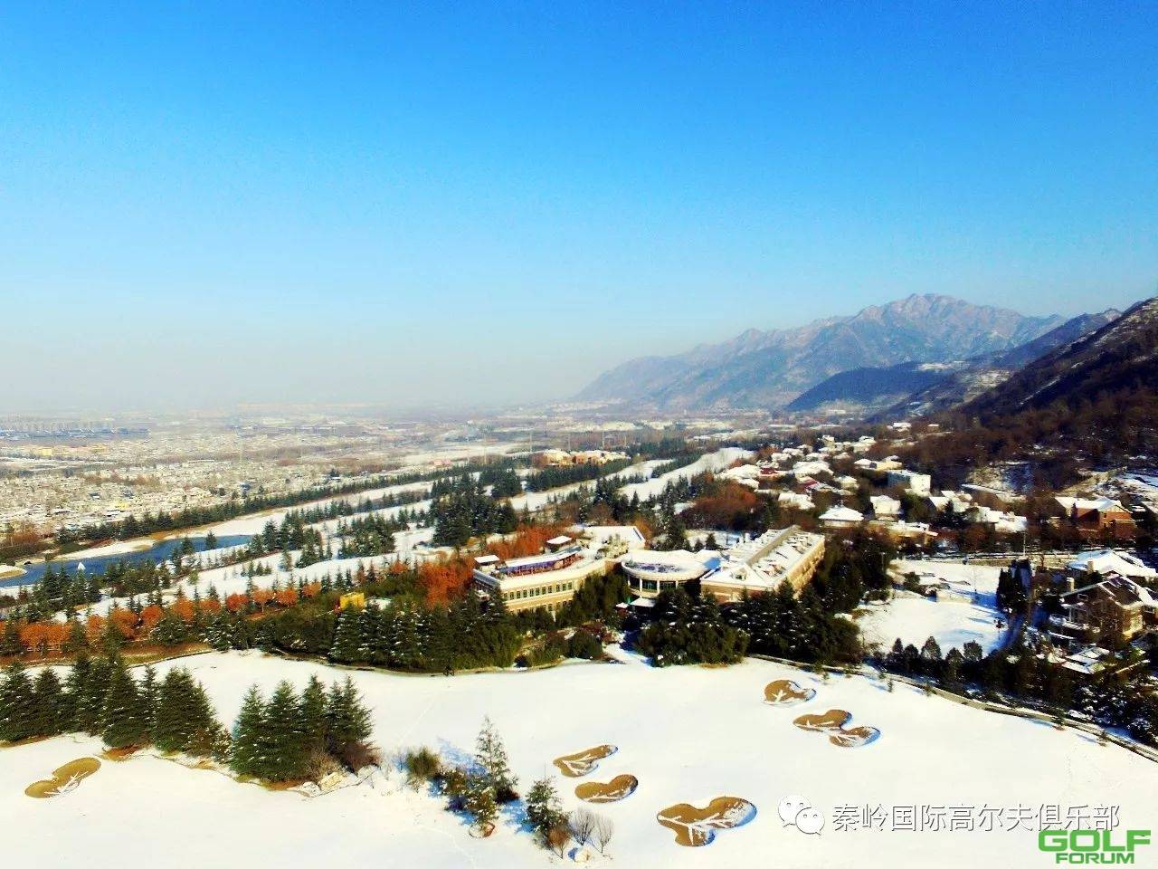 西安秦岭国际高尔夫冬季封场公告