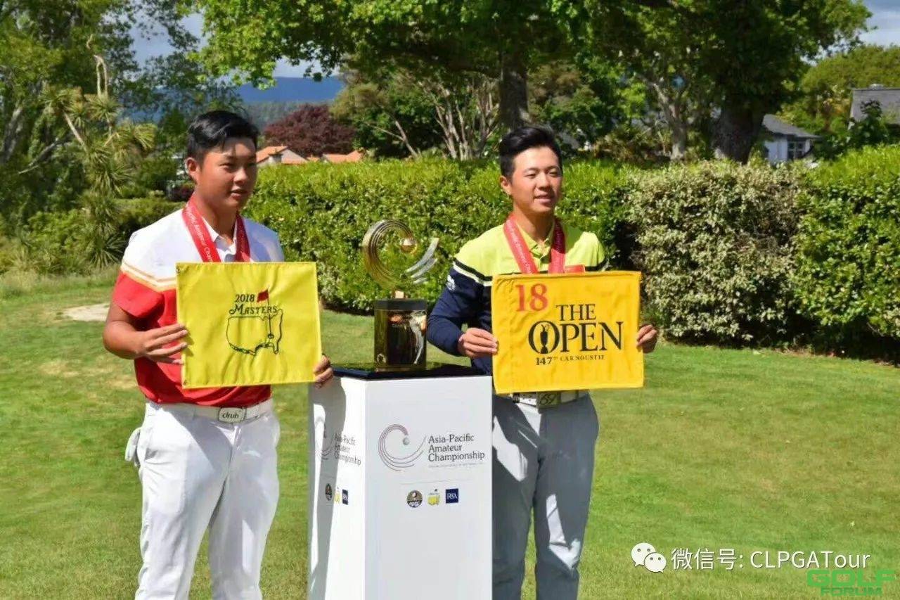 创纪录！又一位中国小将获美国大师赛资格2018将有两位中国选手亮相奥古斯塔 ...