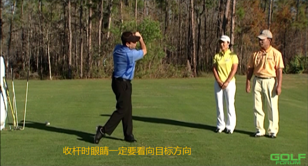 熟悉高尔夫基本内容的练习（3）单手挥杆练习