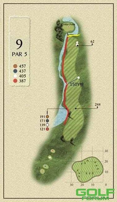 重庆国际高尔夫球道攻略（前九洞）