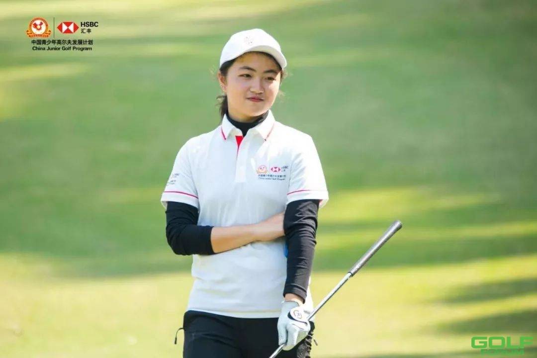 中国国家高尔夫业余女队到保利集训