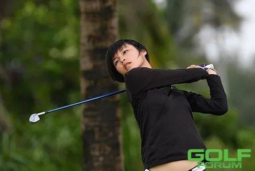 中国国家高尔夫业余女队到保利集训