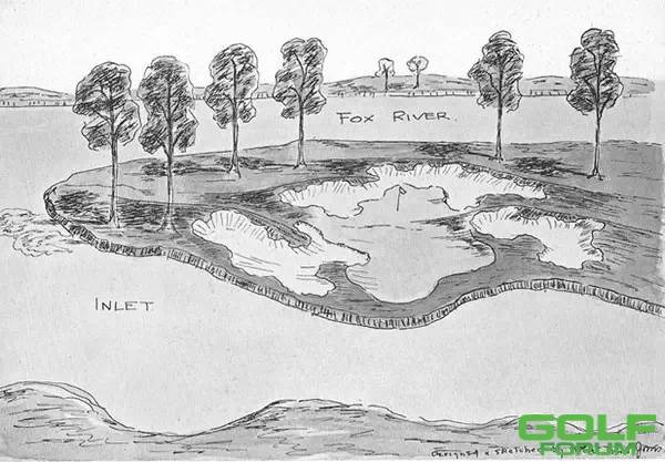 《高尔夫伟大设计》十大珍贵球场草图、设计手稿