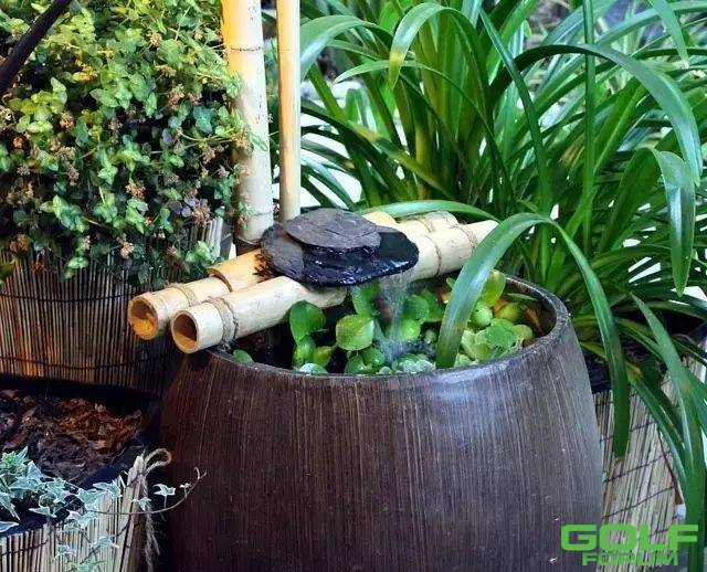 院落时光：庭院里那些禅意的竹喷泉