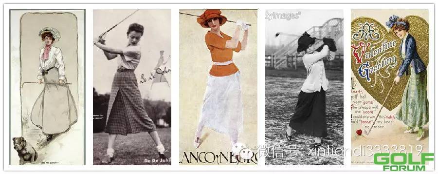 【高球视界】女子高尔夫服装的演变历史