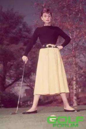 奥黛丽·赫本打高尔夫，优雅了整个世界