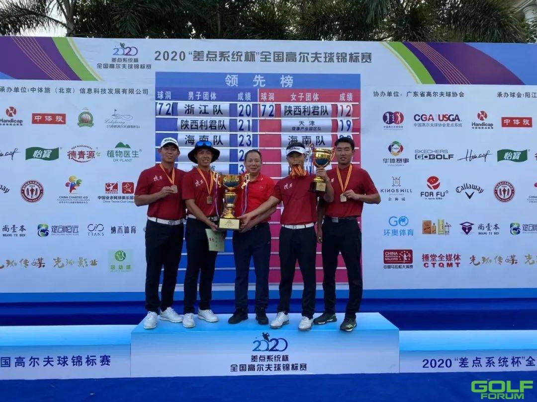 2020年全国高尔夫球锦标赛落幕，陕西男女队再度笑傲阳江 ...