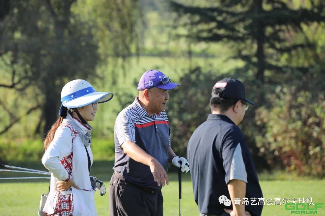 青岛艺高会高尔夫球队九月例赛-比赛花絮