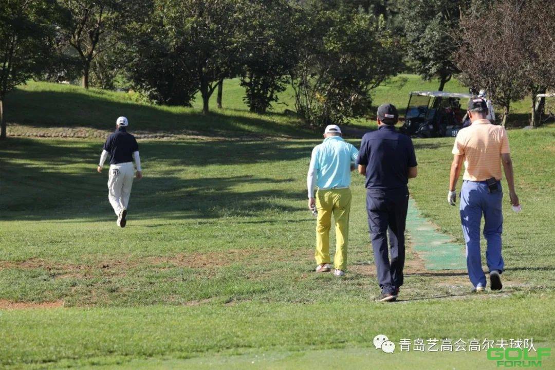 青岛艺高会高尔夫球队九月例赛-比赛花絮