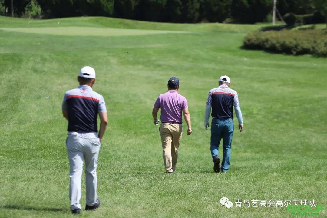 青岛艺高会高尔夫球队七月例赛-比赛花絮
