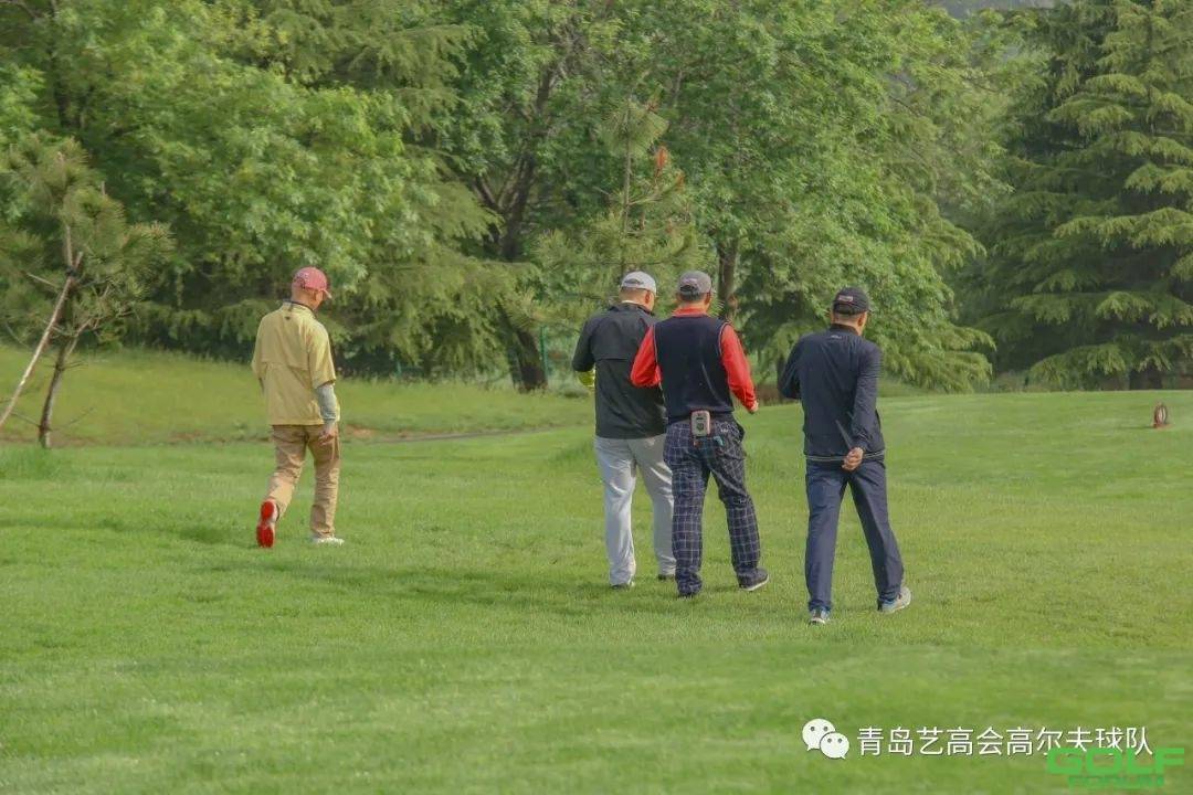 青岛艺高会高尔夫球队五月例赛-比赛花絮