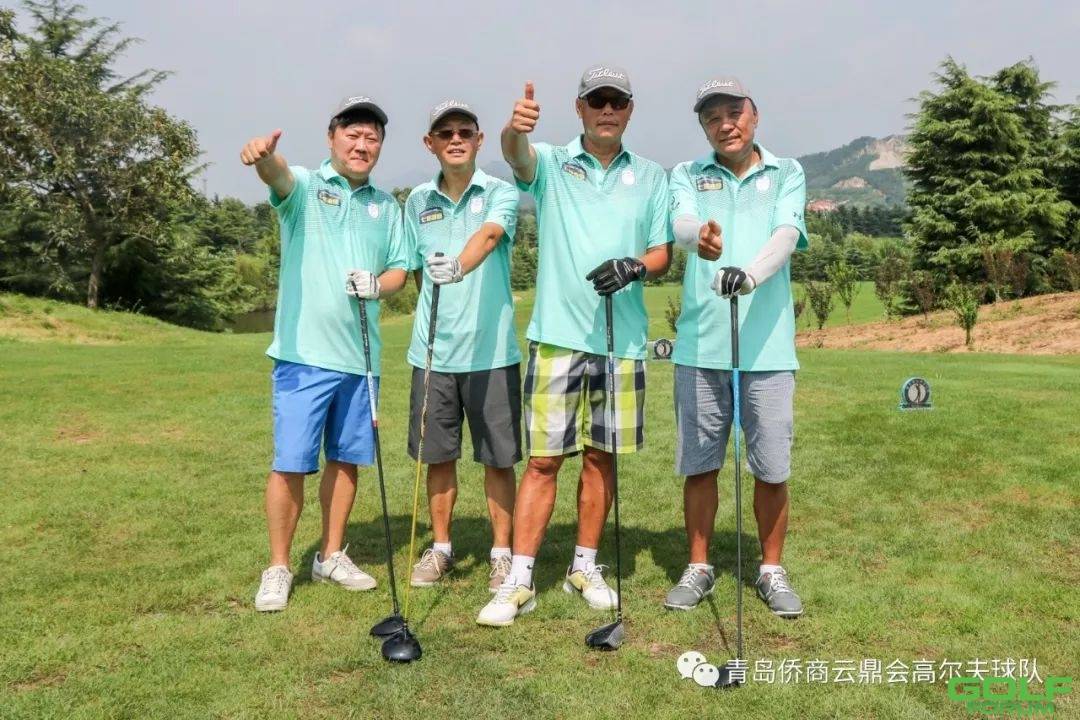 青岛侨商云鼎会高尔夫球队八月例赛-比赛花絮