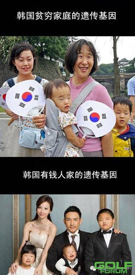 【爱偷闲】一张图为你展示韩国两个阶层人的遗传基因 ...
