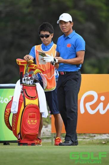 奥运高尔夫第一天,中国双雄出战,一百年终于等到你