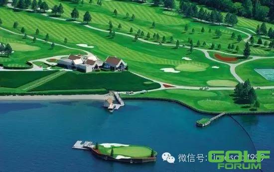 [图赏]美极了！全球唯一漂浮高尔夫球场！