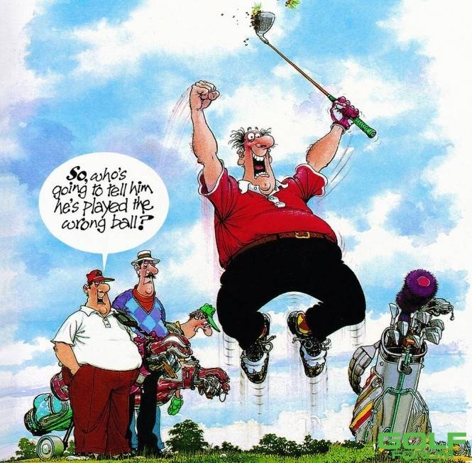 「图赏」充满内涵的高尔夫漫画！