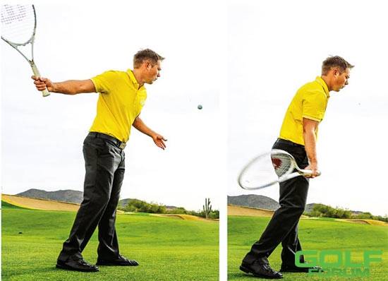 网球拍里的高尔夫原理，帮助你克服右曲球！