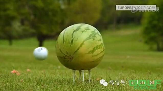 【视频】吊炸天！慢动作回放高尔夫球打碎西瓜