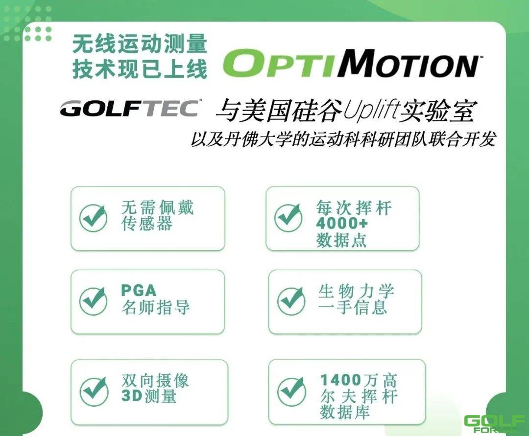 改变传统高尔夫教学方式的培训系统：GOLFTEC“OptiMotion”无线运动捕捉技 ...