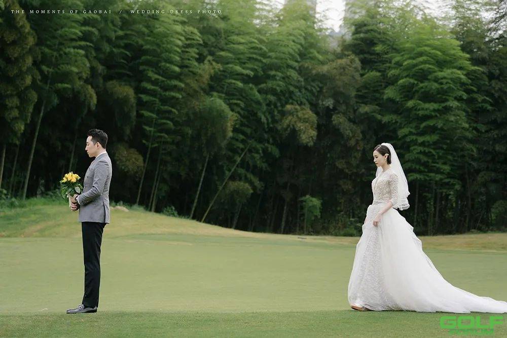 高尔夫主题婚纱拍摄—让美好皆入画
