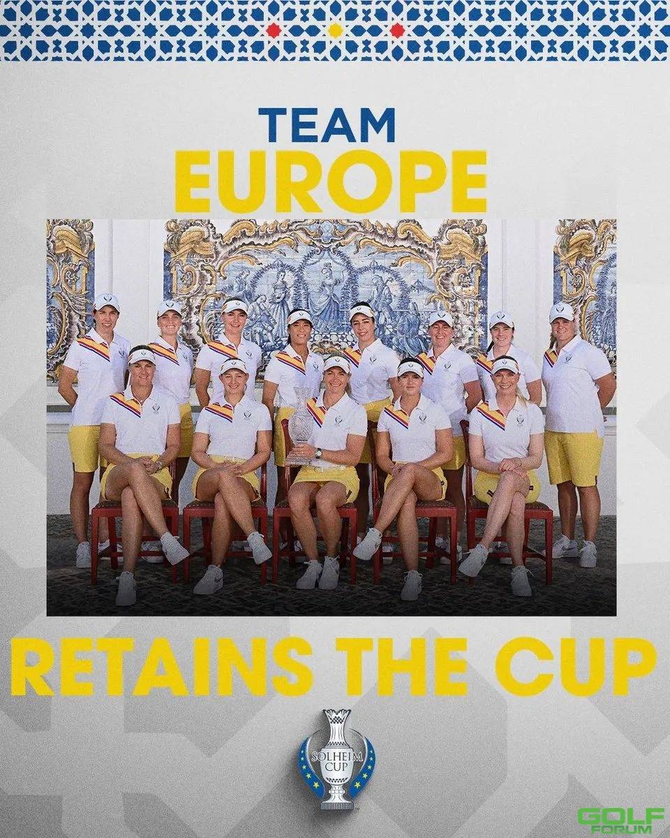 史上首次！美欧14比14战平，索尔海姆杯继续留在欧洲
