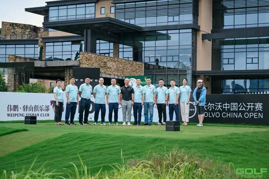 亚运会高尔夫运行团队观摩沃尔沃中国公开赛资格赛