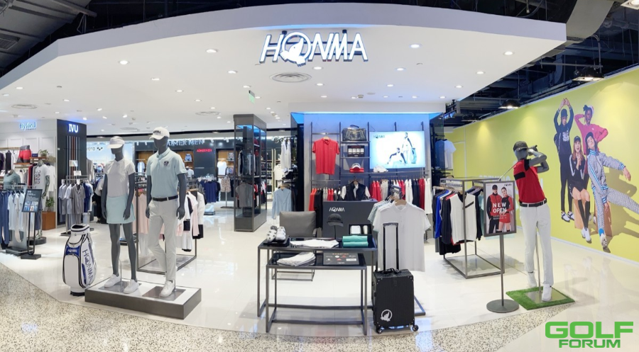 HONMA高尔夫上海久光店焕然新生，耀目重启！
