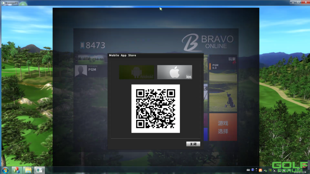 Bravo室内高尔夫模拟器高清3D游戏家庭娱乐设备全自动回球系统 ...