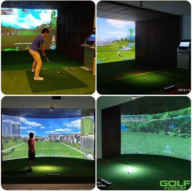 PGM高速室内高尔夫模拟器家庭娱乐设备全自动回球系统 ...