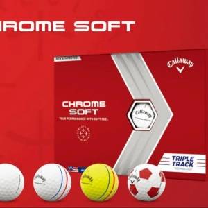全新CHROMESOFT22系列高尔夫球，精准来袭！